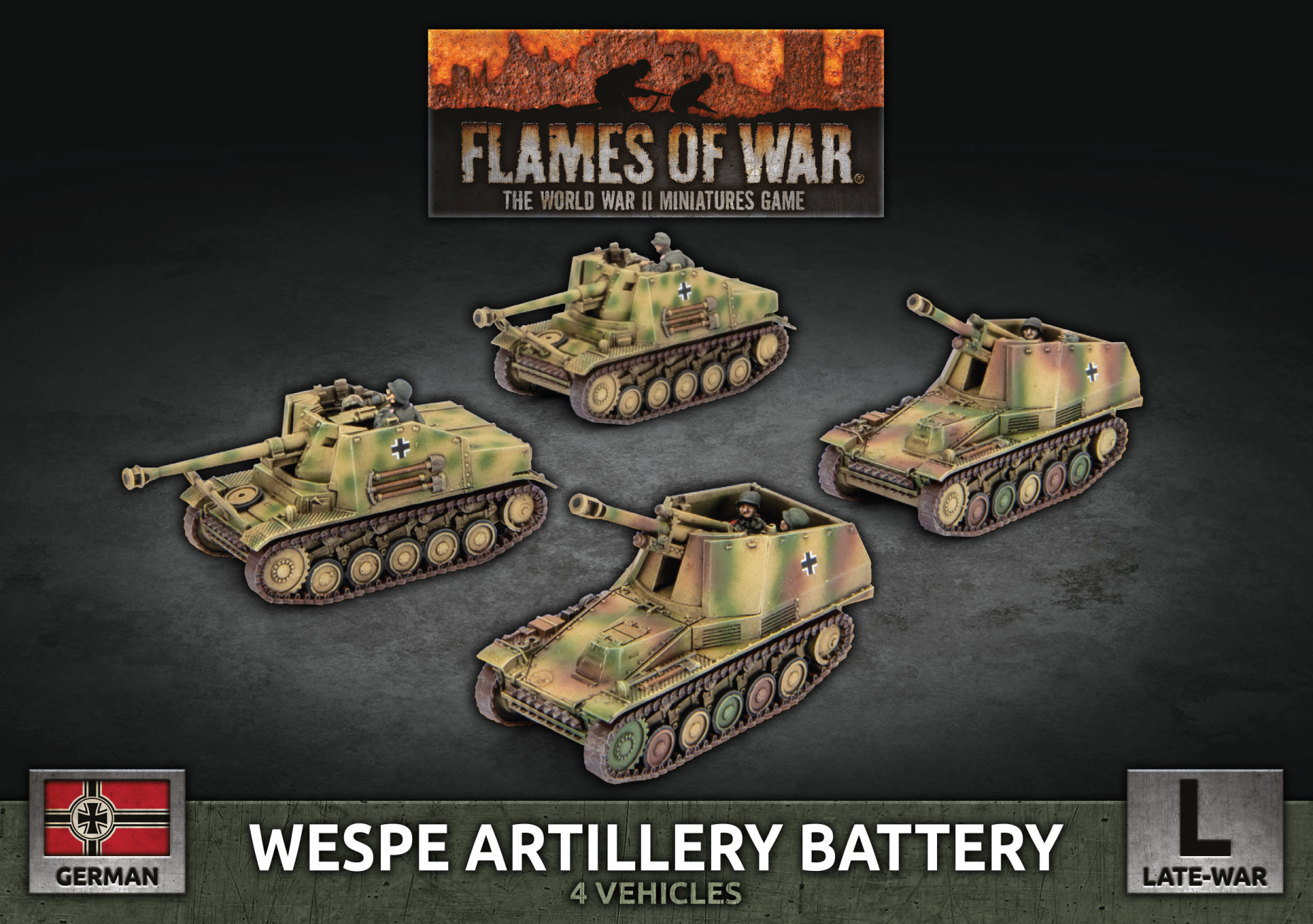 Flames of War Late War Germany Wespe Artillery Battery (GBX192) - Panzer  Command